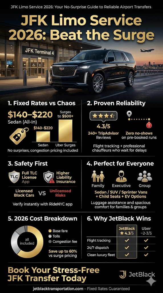 Infographic Limos Jfk