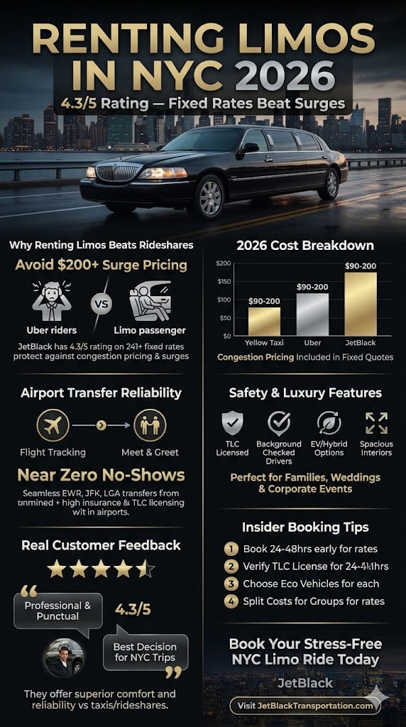 Renting Limos In Nyc: 7 Honest Facts First-Time Visitors Need In 2026 3 August 23, 2026 Infographic Renting Limos