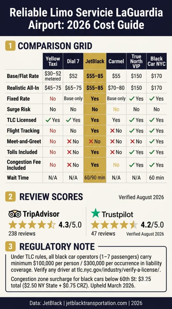 Reliable Limo Service Laguardia Airport: 2026 Pricing, Reviews &Amp; Booking Guide Ethan Navarro August 5, 2026