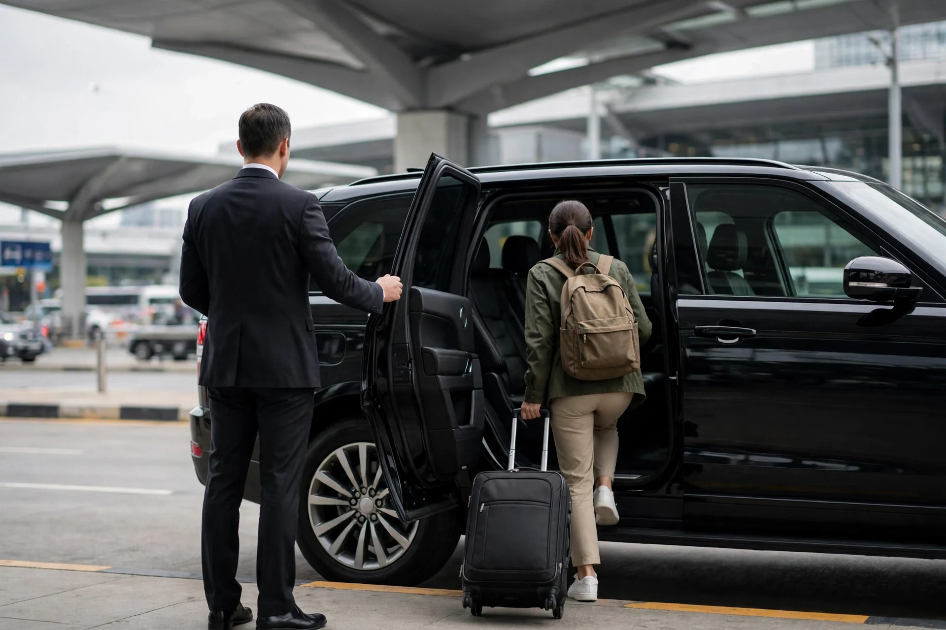 Can You Get a Limo on Uber? The Honest 2027 Answer 3 October 31, 2026 black Mercedes Sprinter van on the Bronx River Parkway in Westchester County in autumn
